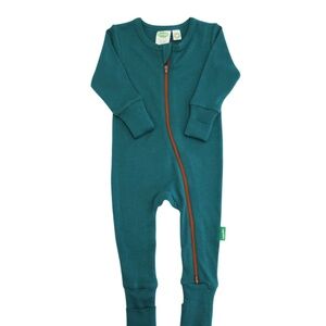 Parade Organics Essential Basic 2 Way Zipper Romper